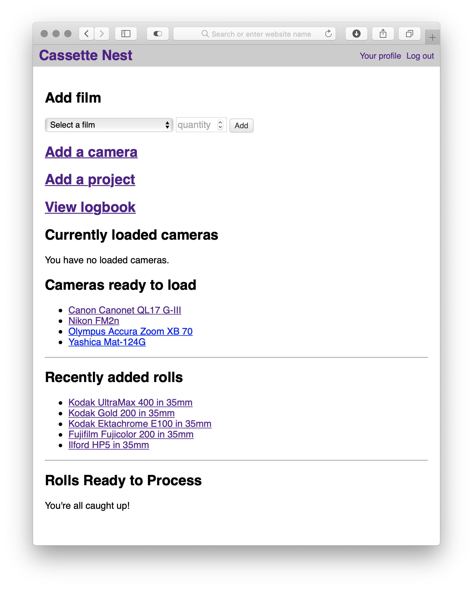 A very plain interface of text on a white background.