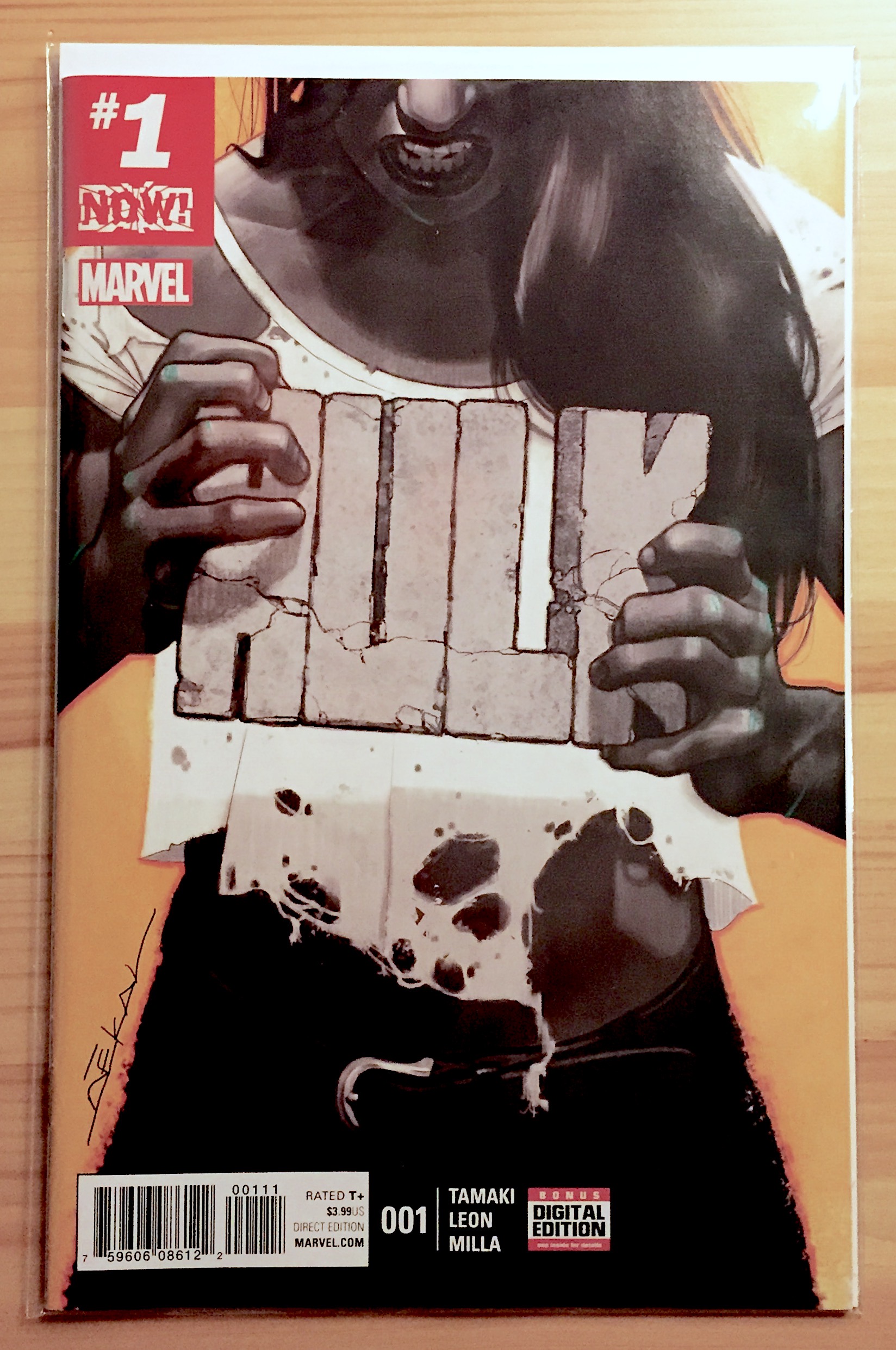 The cover of Hulk #1 (2017)